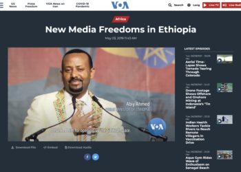 Voice of America is airing Ethiopian propaganda, South African Mail & Guardian reports