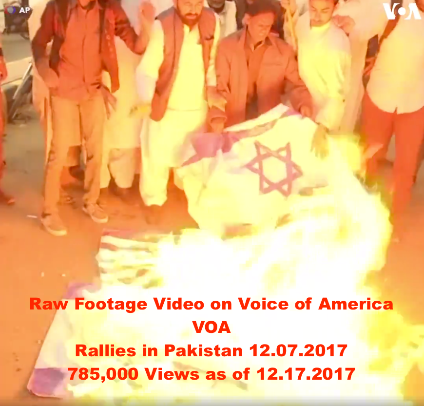 A clip from raw footage posted by the Voice of America in 2017 without any balance.