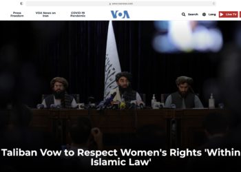 Voice of America Messaging for Taliban Endangers Afghan Women