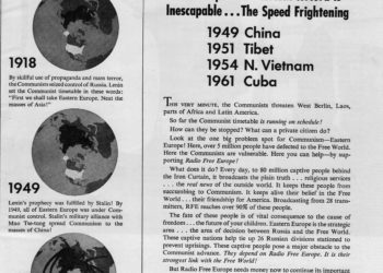 Ukraine is today “the area of decision between Russia and the Free World” and “the one big problem” for Russia’s ex-KGB leader Vladimir Putin.