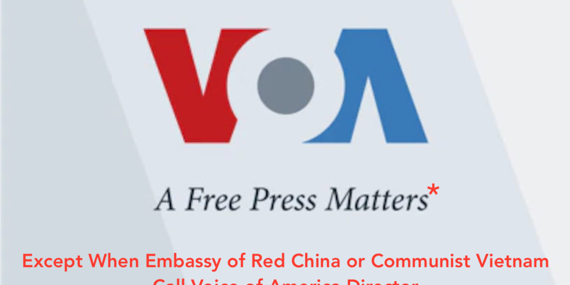 More Censorship at USAGM — VOA to Vietnam Censored by Management